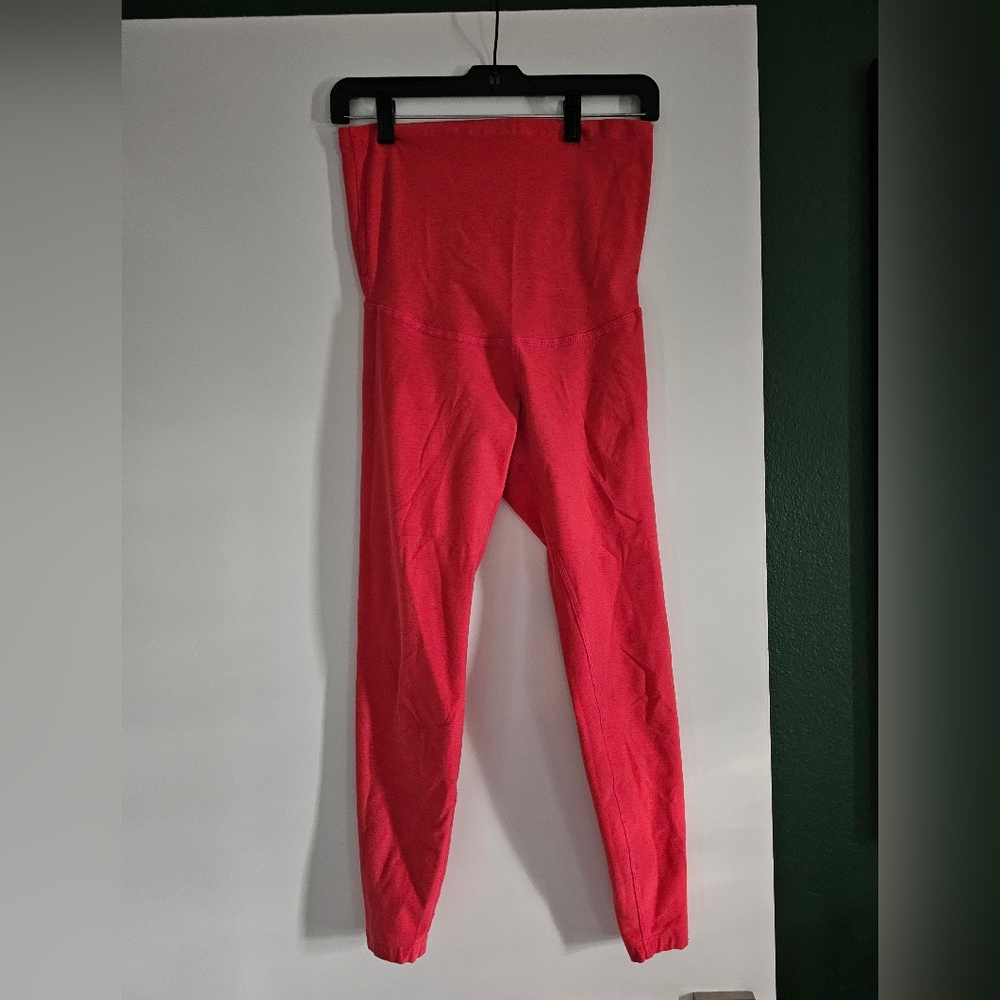 Beyond Yoga Spacedye Maternity Legging Bright Coral